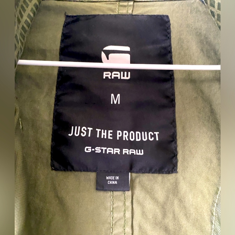 G-STAR RAW green zip jacket size M - Picture 7 of 12